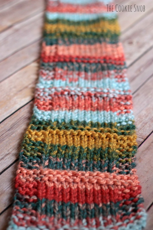 Making any pattern is even more satisfying with self-striping yarn