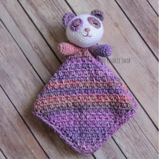 Snuggly Panda Lovey Free Crochet Pattern