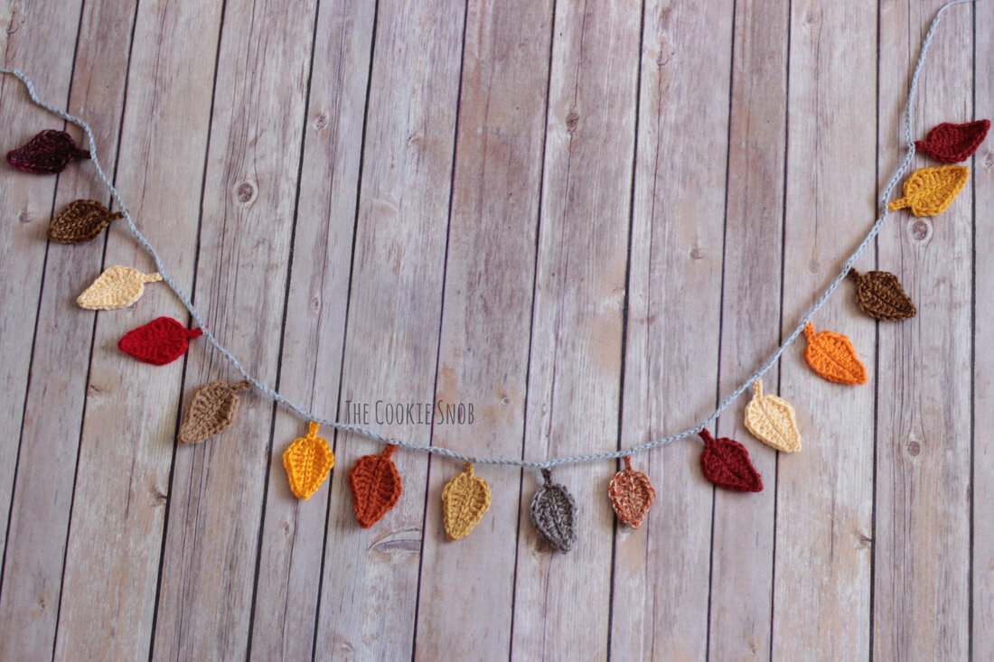 Crochet Fall Flower Bunting Crochet Autumn Colours Garland