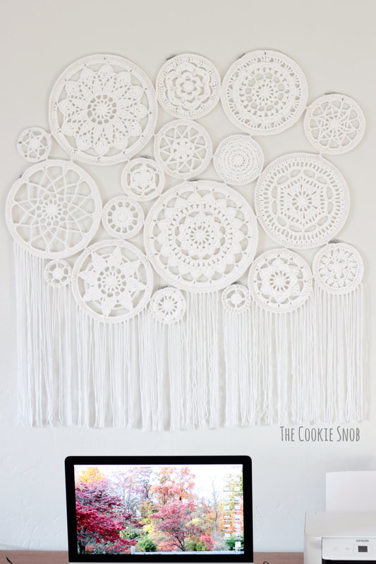 Crochet Mandala Wall Art - The Cookie Snob