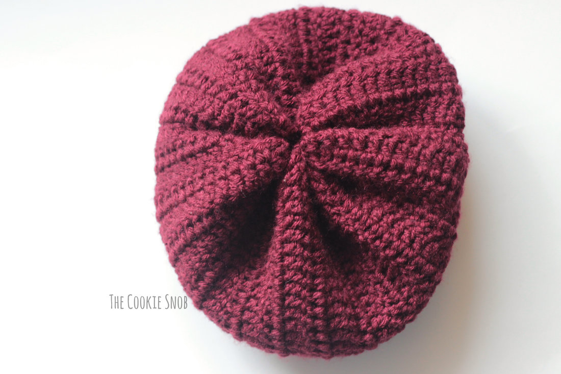 Cabled Crown Beanie Free Crochet Pattern