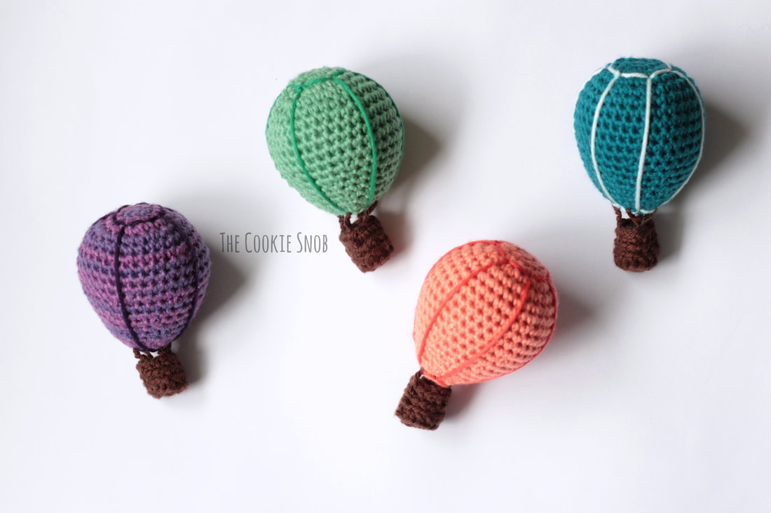 Hot Air Balloon Mobile Free Crochet Pattern