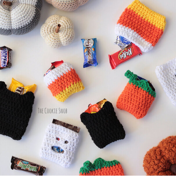Halloween Treat Bags Free Crochet Pattern