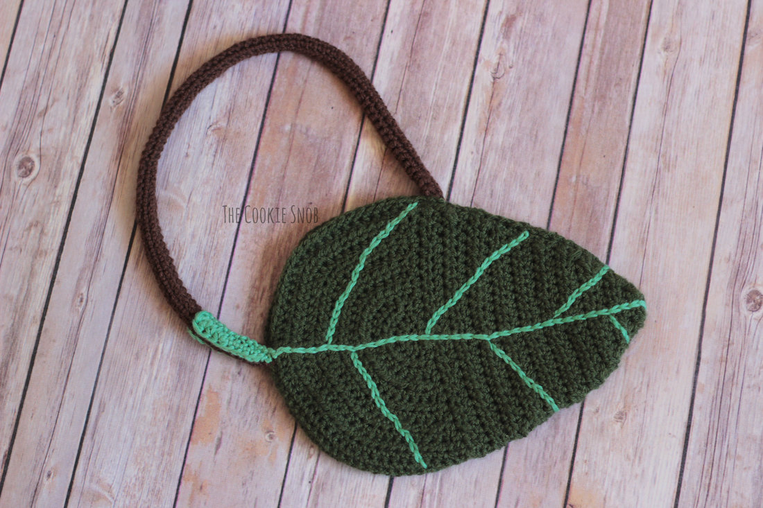 Leaf Bag Free Crochet Pattern