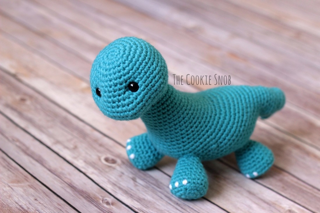 Milo the Brontosaurus Crochet Pattern