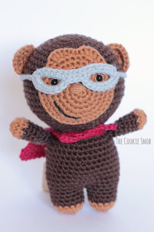 Maxwell the Monkey Free Crochet Pattern