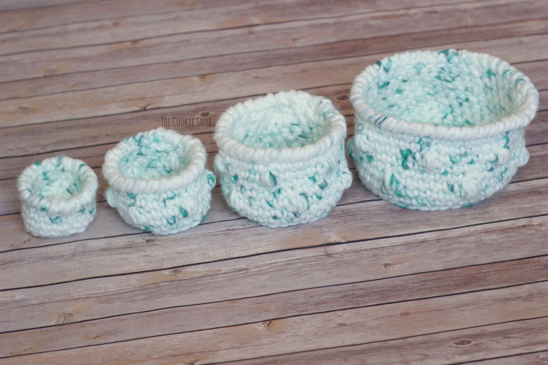 Agate Beach Baskets: Free Crochet Patterns