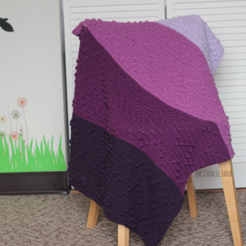 Bobble-Wobble Blanket Free Crochet Pattern