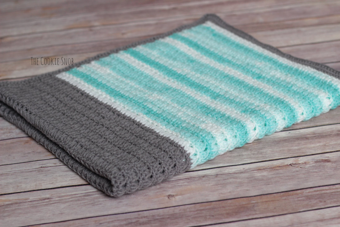 Triads Stitch Blanket Free Crochet Pattern