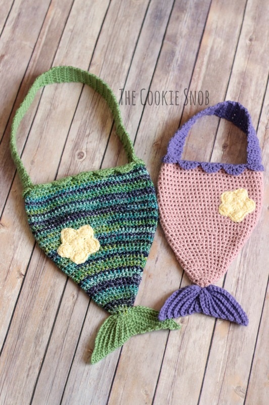 Mermaid Tail Bag Free Crochet Pattern