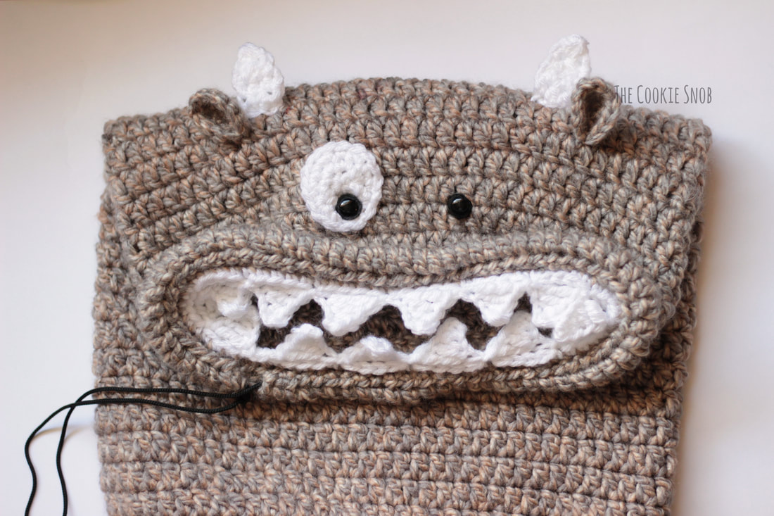 Monster Toy Bag Free Crochet Pattern