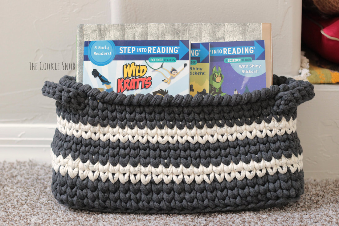 Book Basket Free Crochet Pattern