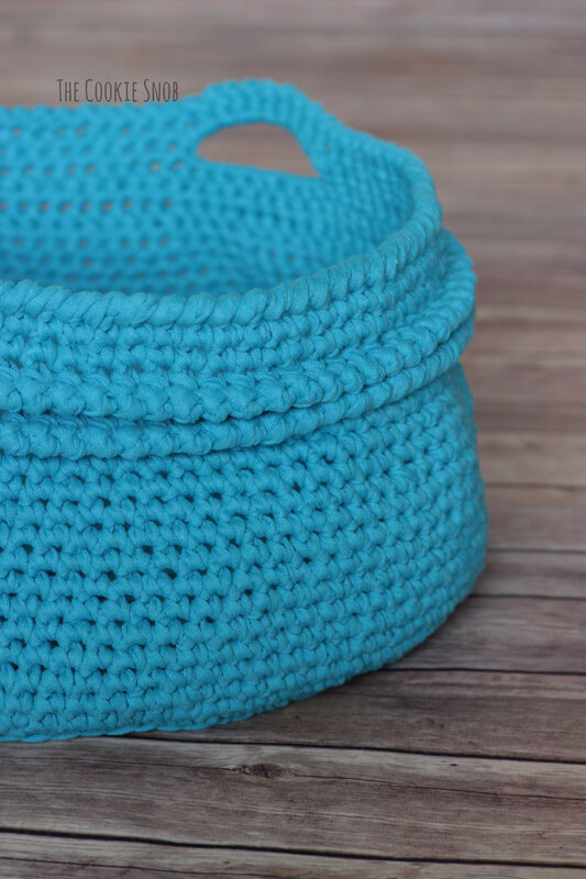WIP Basket Free Crochet Pattern