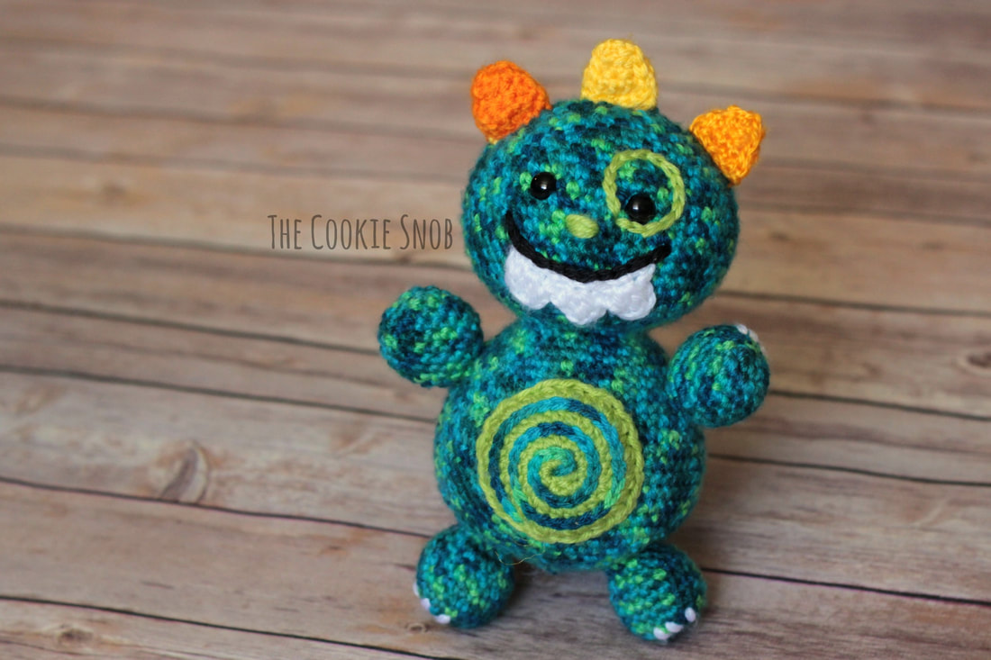 Figment the Monster Crochet Pattern