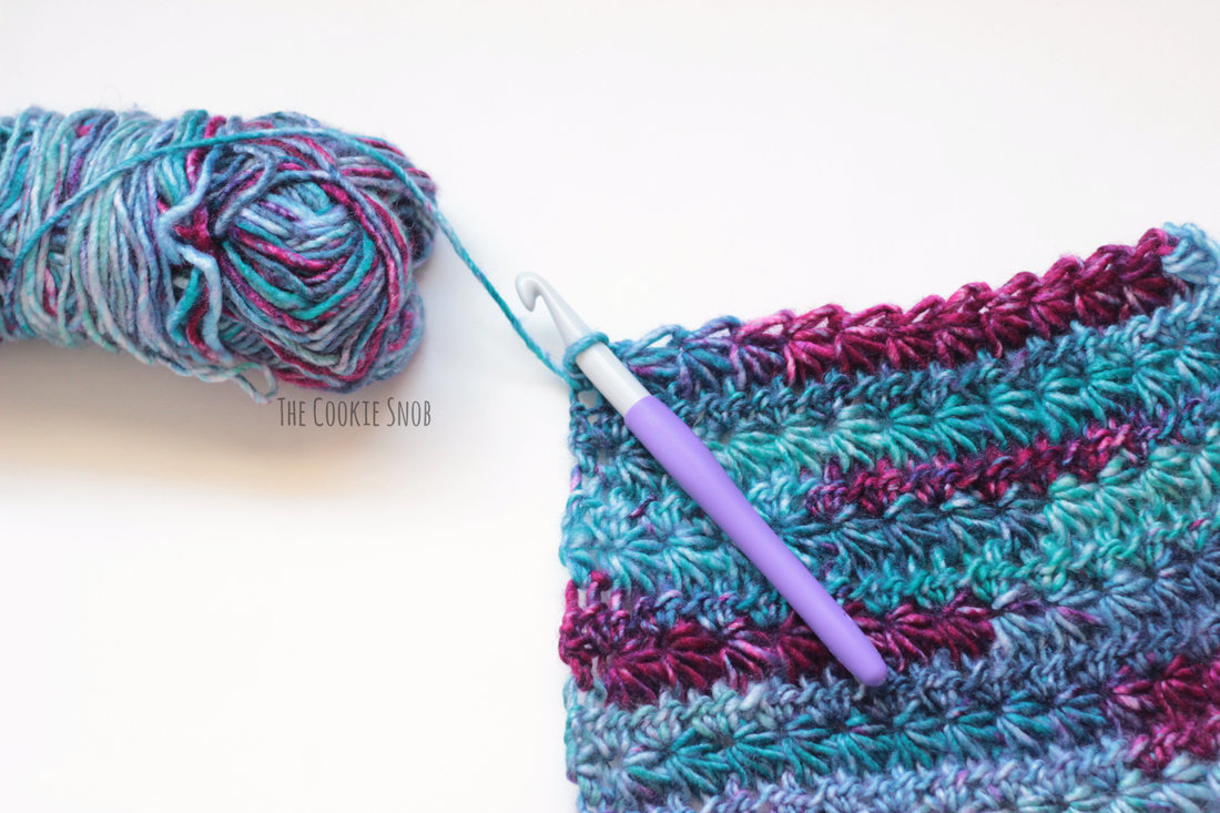 Star Stitch Cowl Free Crochet Pattern