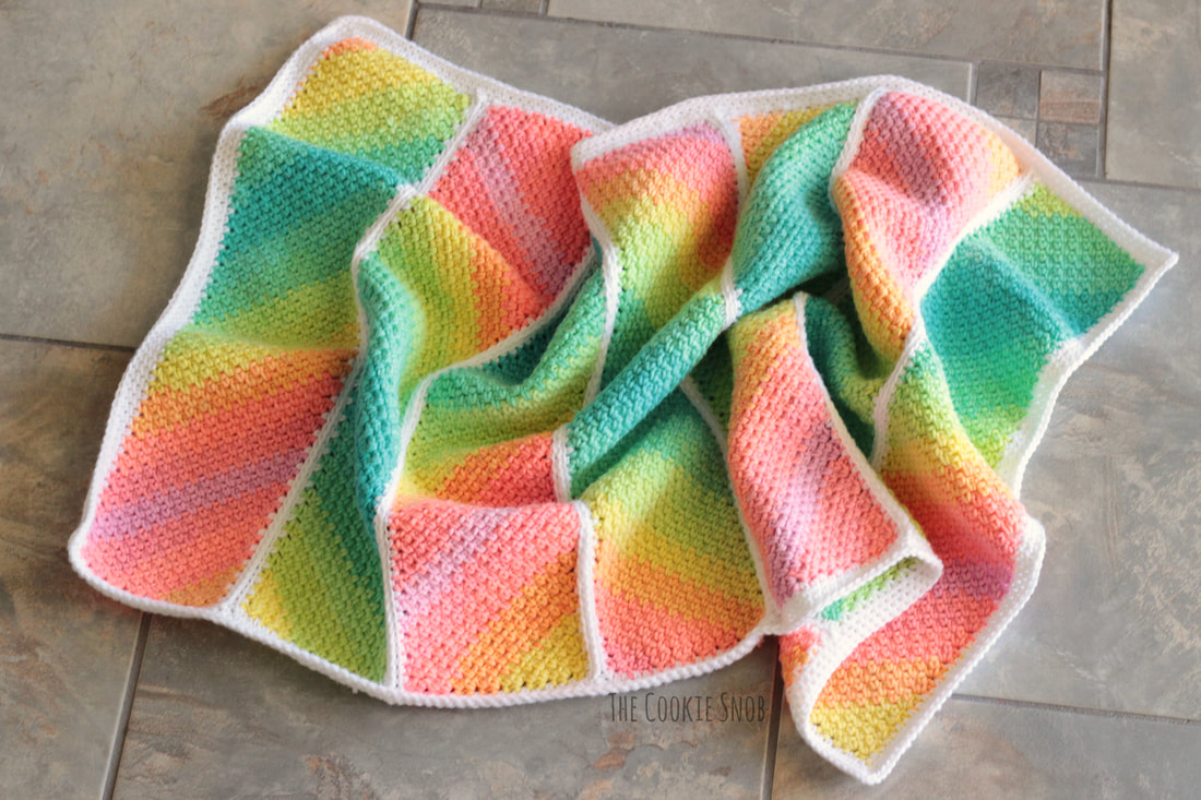 PictureRainbow Dreams Baby Blanket Free Crochet Pattern